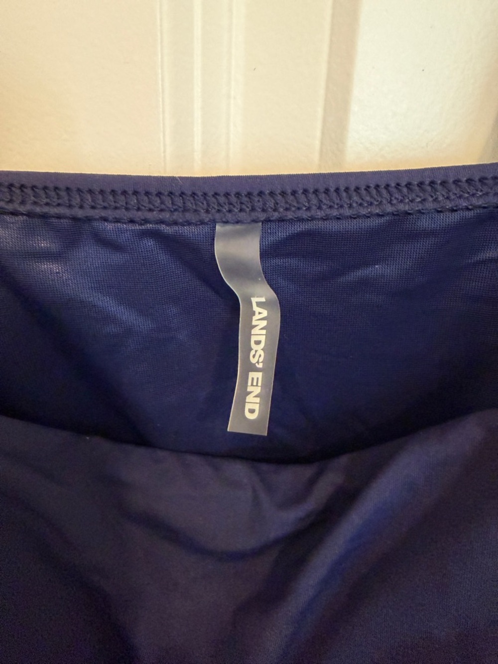 Lands' End Deep Navy Swim Top & Bottom - Picture 2 of 5